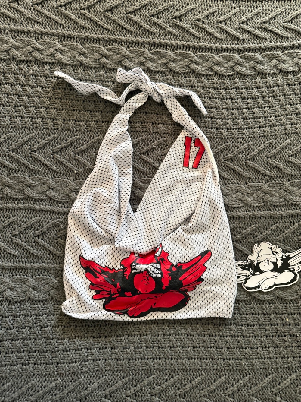 Boys Lie Halter Bulls Top Jersey (Revolve)